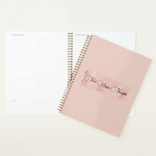 Agenda Rubor Rosa Piensa Pensamientos Felices