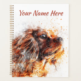 Agenda Ruby Cavalier King Charles Dog personalizado