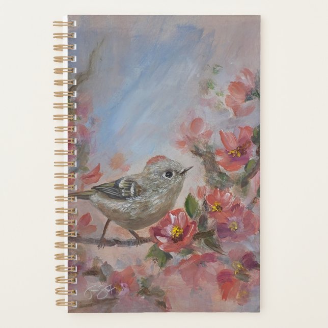 Agenda Ruby Kinglet Bird (Anverso)