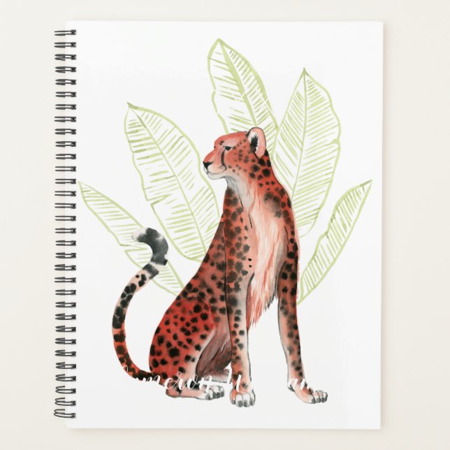 Agenda Ruby Runner Leopardo (Anverso)