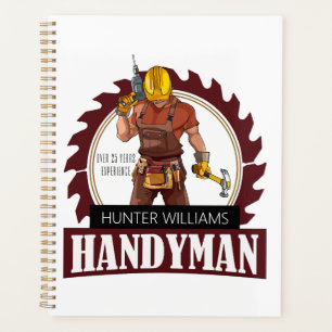 Agenda Rustic Repairman Construction Handyman Moderno
