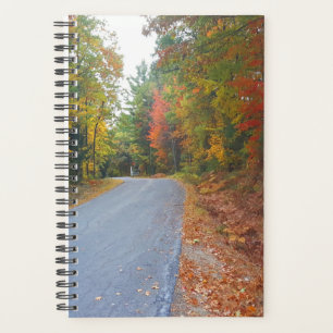 Agenda Ruta rural del país otoño foto otoño