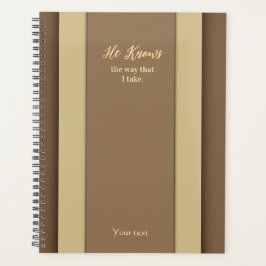 Agenda Sabe cómo tomo a Brown planner