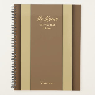Agenda Sabe cómo tomo a Brown planner