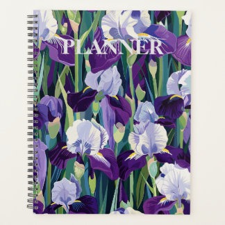 Agenda Sabiduría en Petales: Planner diseñado con iris mo