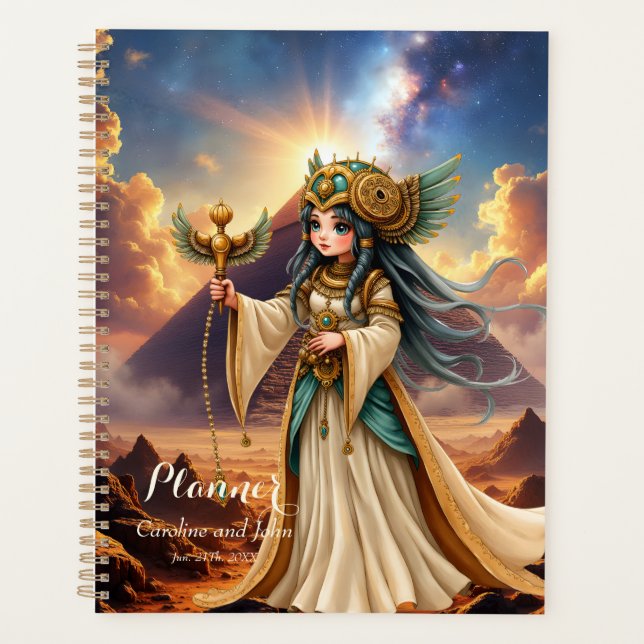 Agenda Sacerdotisa Celestial de la Pirámide Dorada. (Anverso)