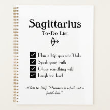Sagittarius - Lista de tareas pendientes