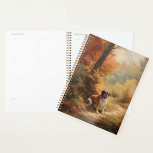 Agenda Saint Bernard en otoño se inspira la caída de las