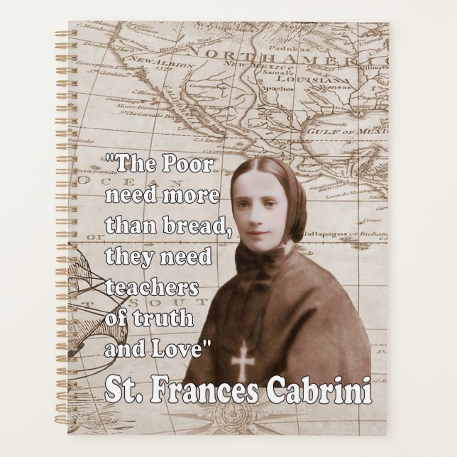 Agenda Saint Frances Cabrini (Anverso)