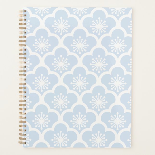 Agenda Sakura Suave Neutral - Azul Polvo (Anverso)