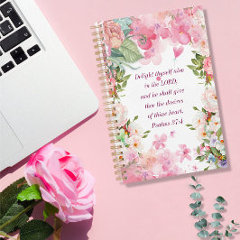 Agenda Salmos Bouquet Floral Rosa 37:4