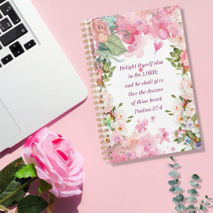 Agenda Salmos Bouquet Floral Rosa 37:4