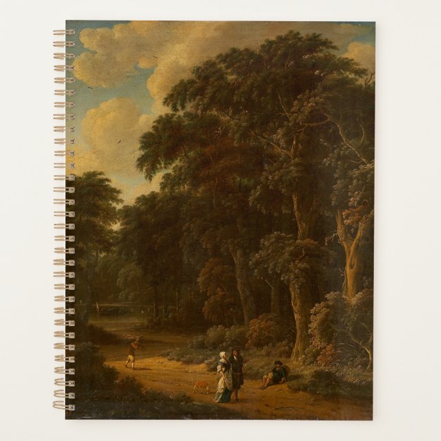 Agenda Salomon Rombouts - Paisaje Forestal con Bosque... (Anverso)