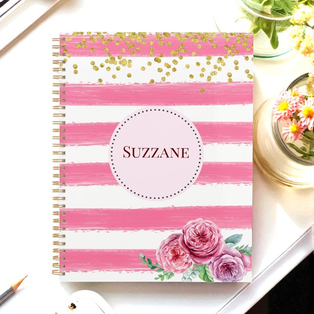 Agenda Salón Blanco Rosa Floral Belleza Floral (Subido por el creador)