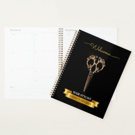 Agenda Salón de belleza con estilo de pelo profesional
