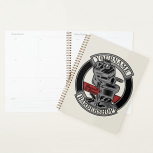 Agenda Salón de sillas de peluquería Retro Personalizado