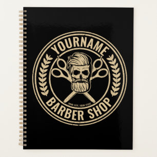 Agenda Salón del cráneo de la peluquería personalizada Ro