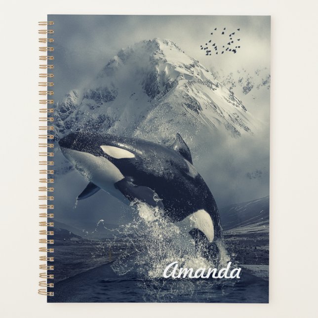Agenda Salto de ballenas salvaje (Anverso)
