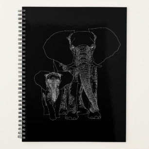 Agenda Salvar a los Elefantes Animales de Arte