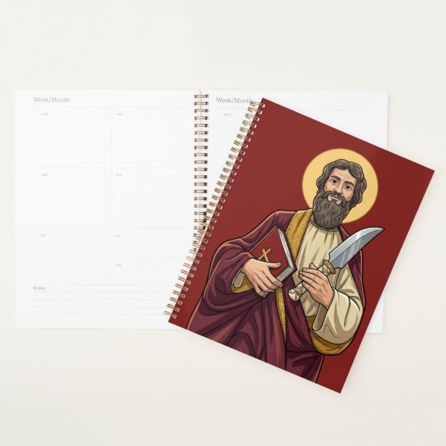 Agenda San Bartolomé el Apóstol Cómics Estilo Católico  (Demostración)