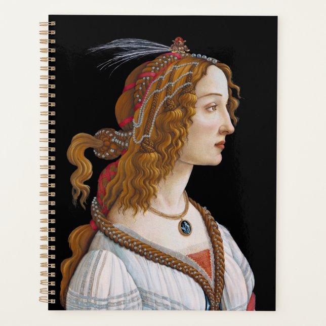 Agenda Sandro Botticelli - Retrato de Simonetta Vespucci (Anverso)