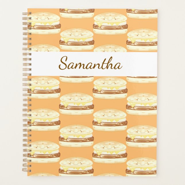 Agenda Sandwich De Salchicha, Huevo Y Queso (Anverso)