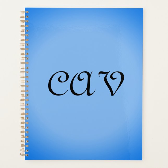 Agenda Sangria Cornflower Blue  (Anverso)