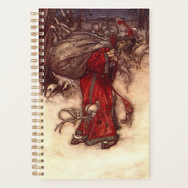 Agenda Santa Claus Arthur Rackham (Anverso)