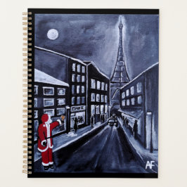 Agenda Santa in Paris Painting by Alfred Fox