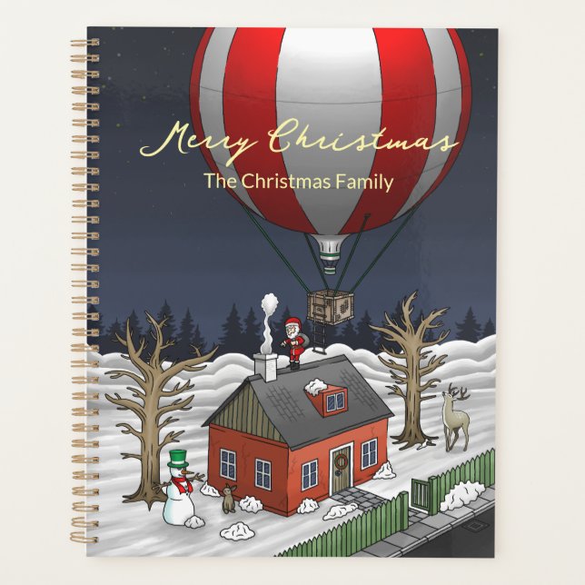 Agenda Santa's Hot Air Balloon (Anverso)