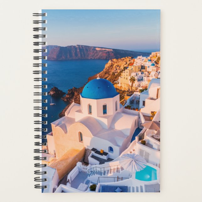 Agenda Santorini, Grecia (Anverso)