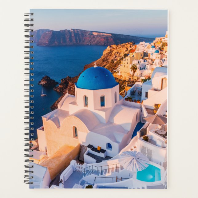 Agenda Santorini, Grecia (Anverso)