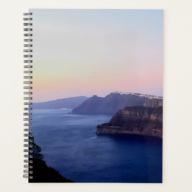 Agenda Santorini Greece Planner (Anverso)