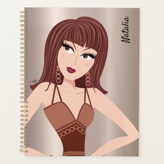 Agenda Sassy Attitude Glam Carácter Chica (Anverso)