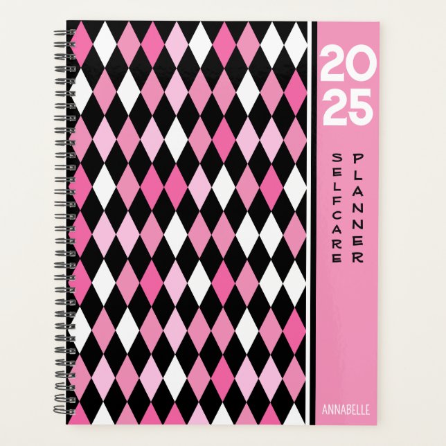 Agenda Sassy Pinkista Self Care Planner (Anverso)