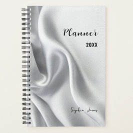 Agenda Satin blanco