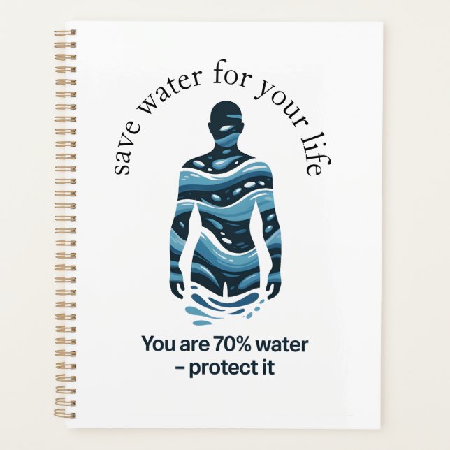 Agenda save water for your life (Anverso)