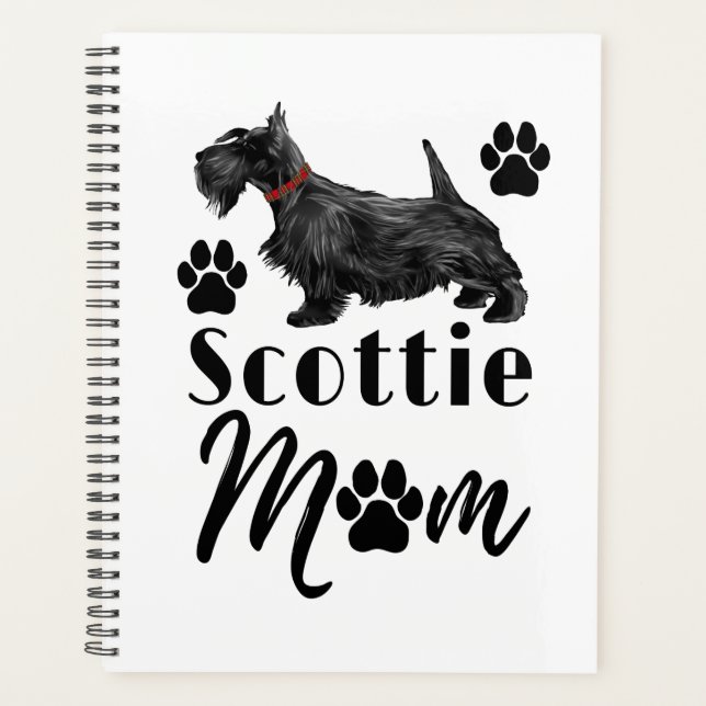 Agenda Scottish Terrier Scottie Dog Mom (Anverso)
