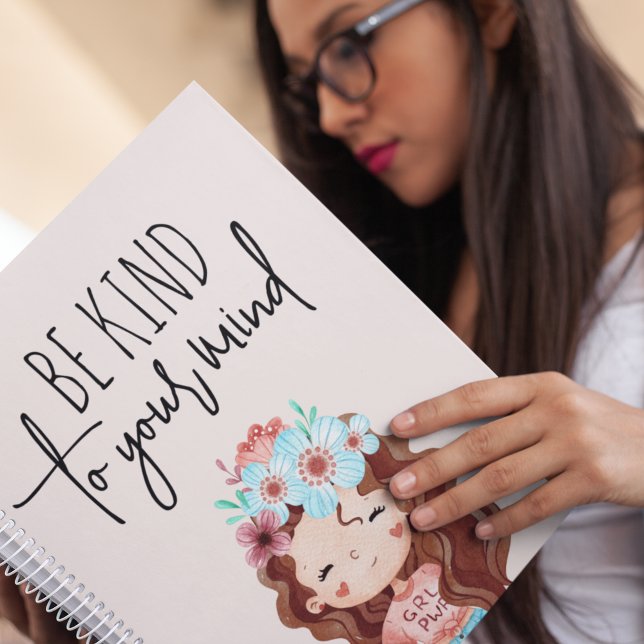 Agenda Sé Amable Con Tu Mente De Planeamiento (Remember to be kind to your mind with this girl power planner! )