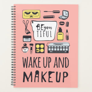 Agenda Sé Cansado Despierta Y Maquillaje