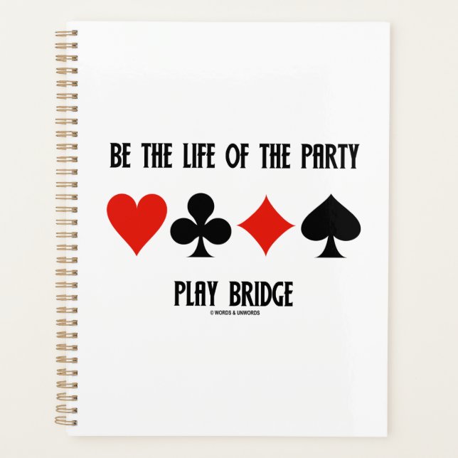 Agenda Sea La Vida Del Fiesta Jugar Puente 4 Tarjetas (Anverso)