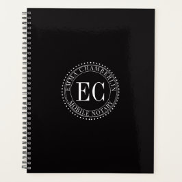 Agenda Sello de Notario Público Móvil Personalizado Logo