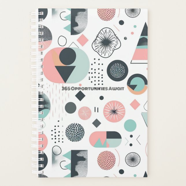 Agenda Semana moderna/anual (Anverso)