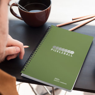 Agenda Semana personal de la pelota verde oliva