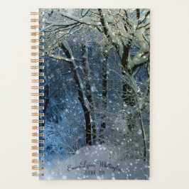 Agenda Semana personalizado, sol de invierno mensual neva