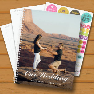 Agenda Semanal Mensual Boda Foto Personalizada