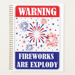 Agenda Señal de advertencia de fuegos artificiales