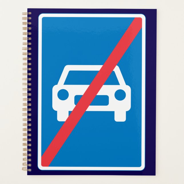 Agenda Señal de Fin de Autopista (Anverso)