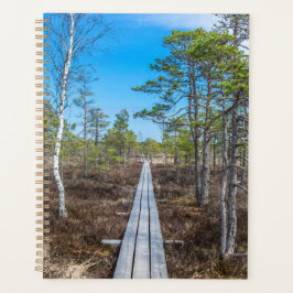 Agenda Sendero de madera sobre pantano