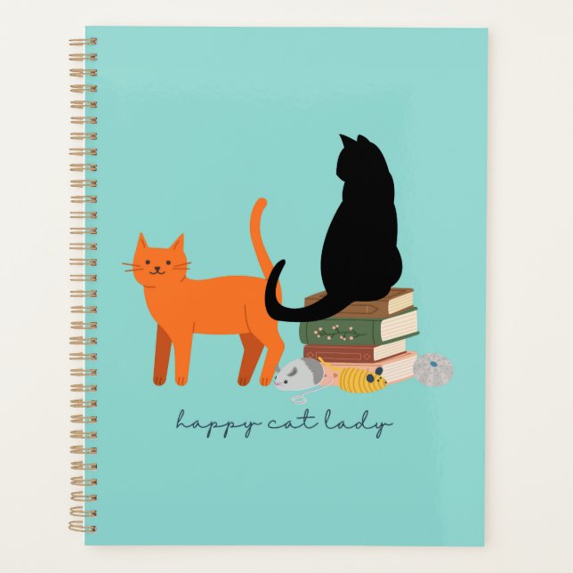 Agenda Señora Feliz Gato (Anverso)